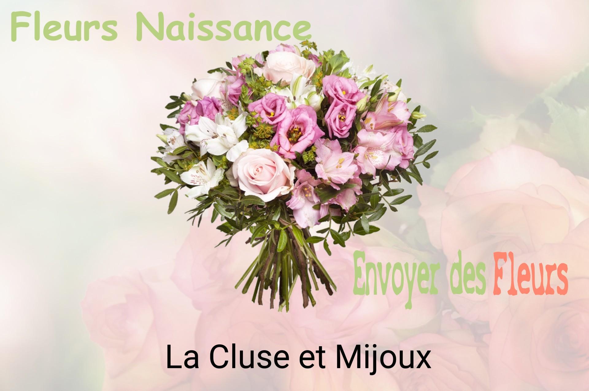 Bouquet de fleurs de naissance livré à La Cluse-et-Mijoux